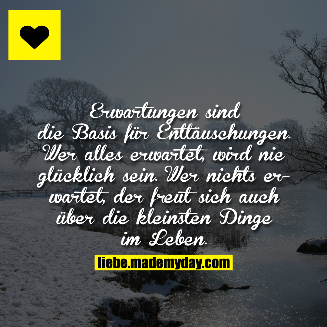 Erwartungen sind die Basis für Made My Day