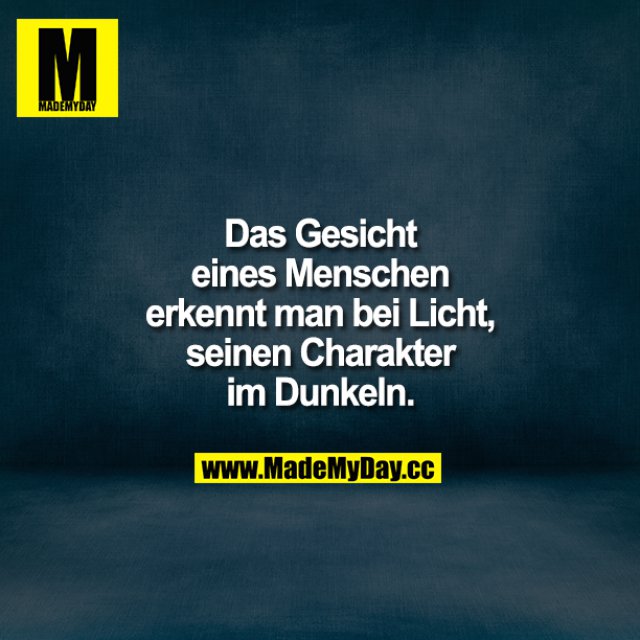 Das Wahre Gesicht Eines Menschen Erkennt Man Erst