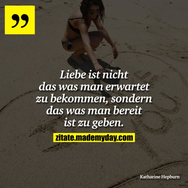 Liebe ist nicht das was Made My Day