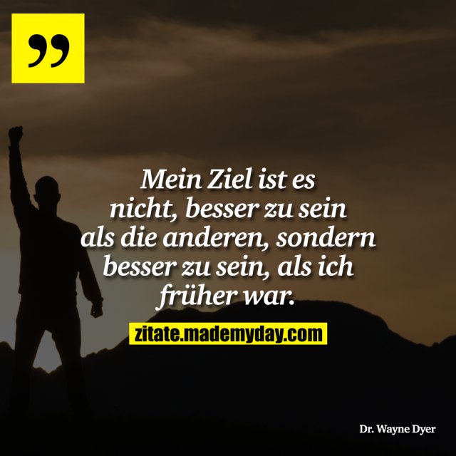 Mein Ziel ist es nicht, Made My Day