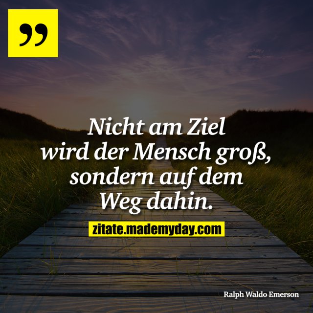 Nicht am Ziel wird der Made My Day