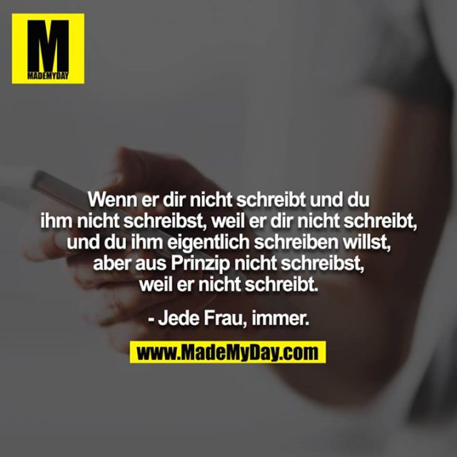 Frau schreibt will aber nicht treffen